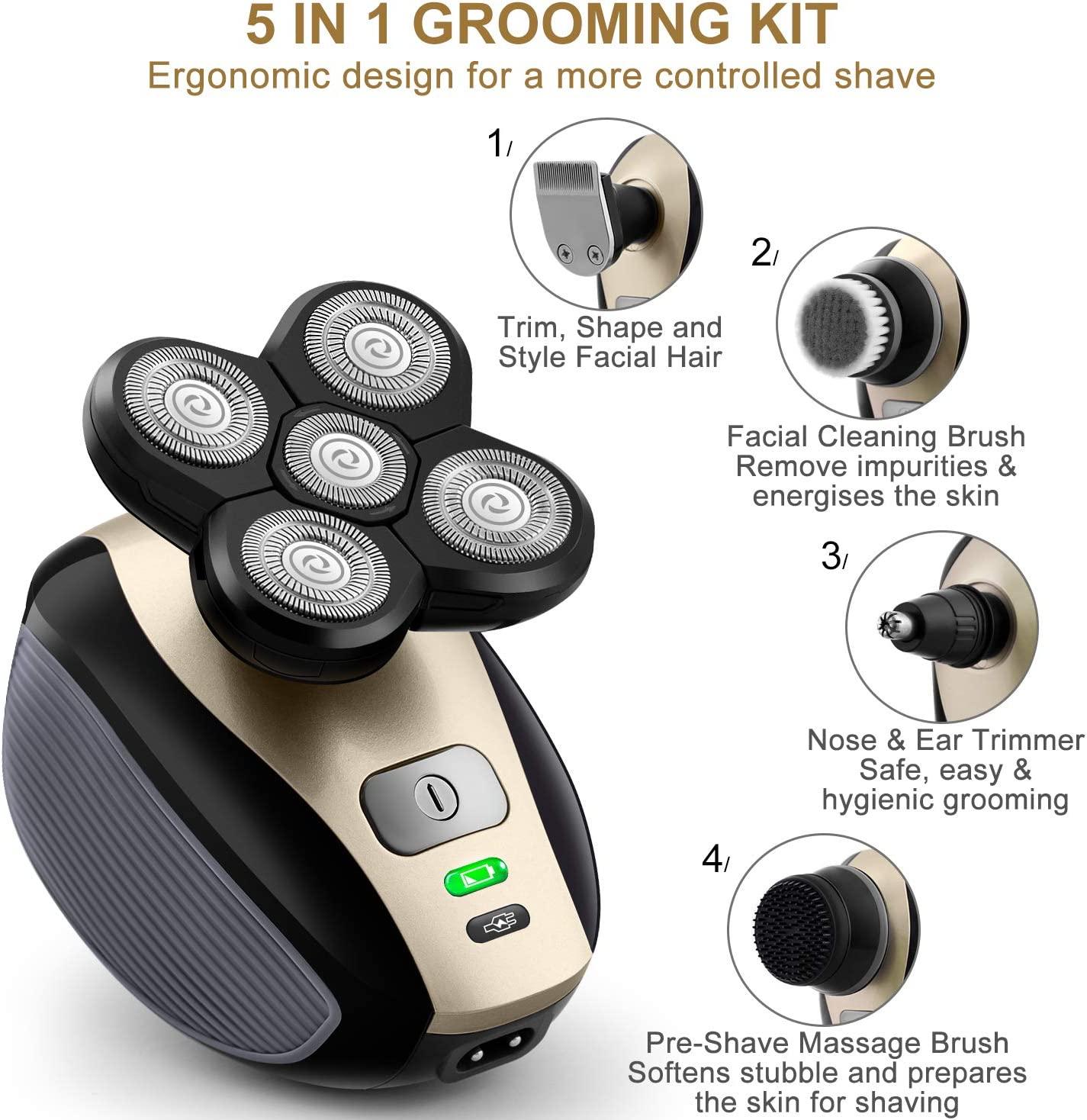 TrimZeo™ – 5-in-1 Electric Grooming Kit for Men
